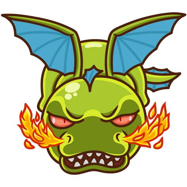 Sparky the Dragon messages sticker-4