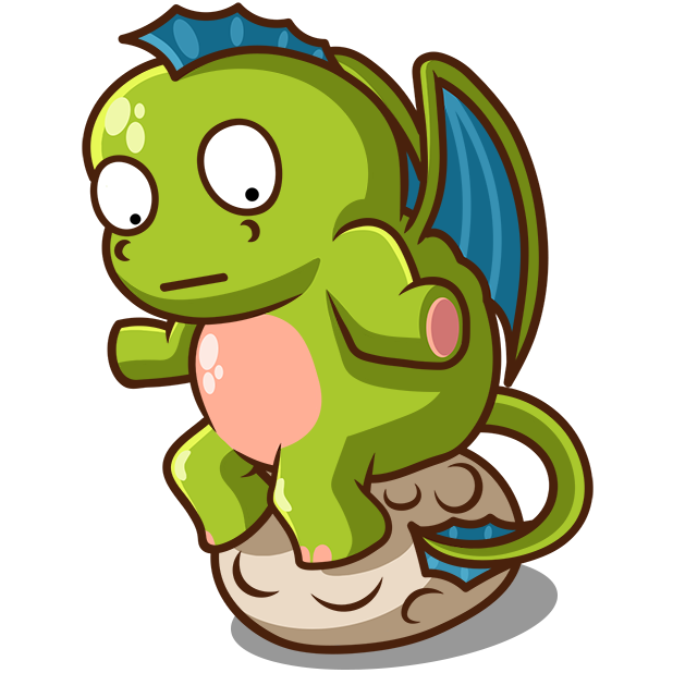 Sparky the Dragon messages sticker-7