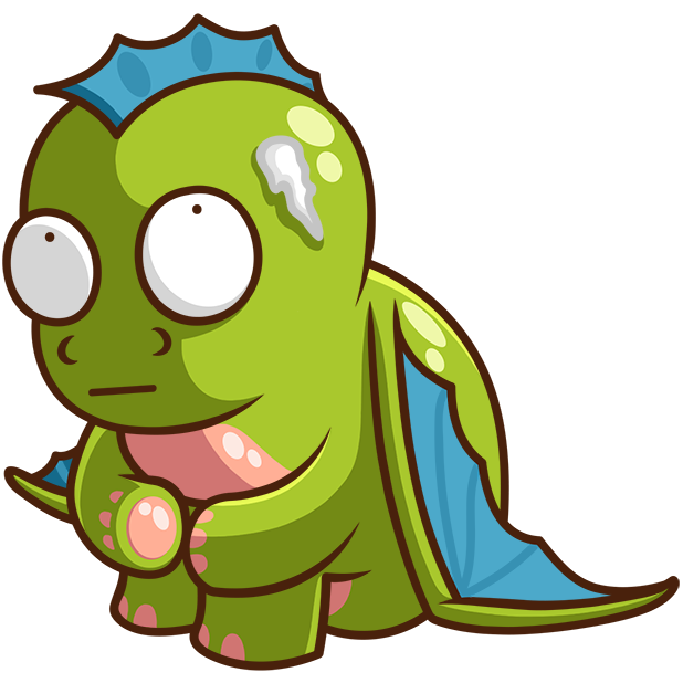 Sparky the Dragon messages sticker-2