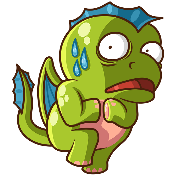Sparky the Dragon messages sticker-5