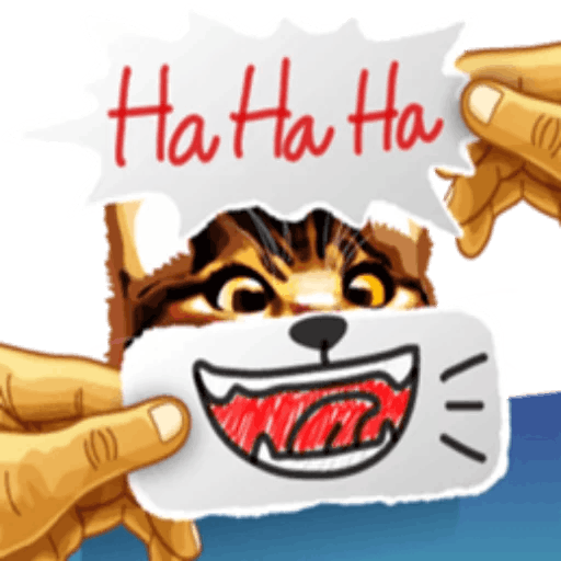 Meme cat messages sticker-1