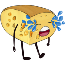 Cheese Stickers stickers by Hasan messages sticker-7