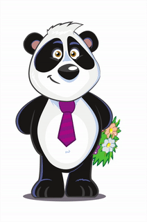 Panda Power Stickers Pack messages sticker-1