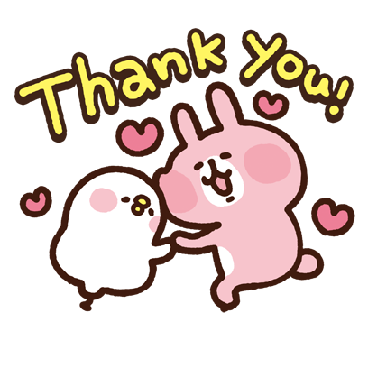 Kanahei's Small animals, "Piske & Usagi" messages sticker-4