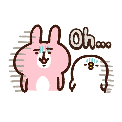 Kanahei's Small animals, "Piske & Usagi" messages sticker-11