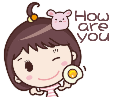 Yolk Girl Sticker - Cute Message Sticker Emoji messages sticker-6