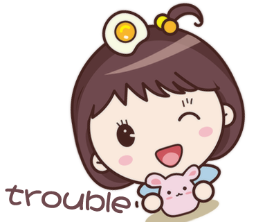 Yolk Girl Sticker - Cute Message Sticker Emoji messages sticker-0