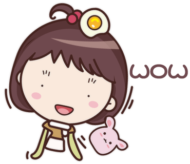 Yolk Girl Sticker - Cute Message Sticker Emoji messages sticker-1