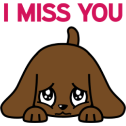 Miss Muddy Puppy stickers for iMessage messages sticker-6