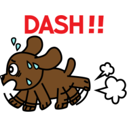 Miss Muddy Puppy stickers for iMessage messages sticker-4