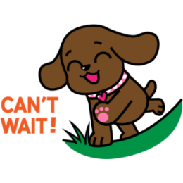 Miss Muddy Puppy stickers for iMessage messages sticker-9