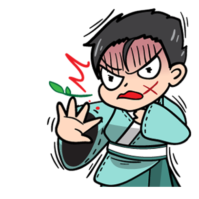 Crazy KungFu messages sticker-8