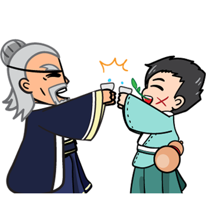 Crazy KungFu messages sticker-1
