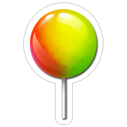 Sweet Candy Stickers messages sticker-2