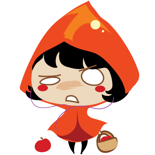 Red Riding Hood Stickers messages sticker-4