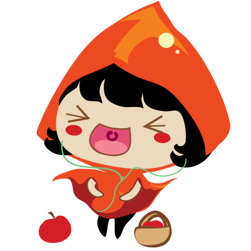 Red Riding Hood Stickers messages sticker-1