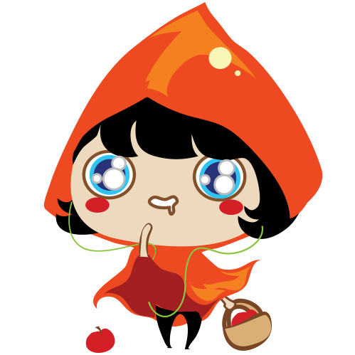 Red Riding Hood Stickers messages sticker-3