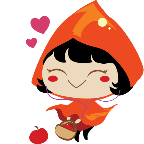 Red Riding Hood Stickers messages sticker-0