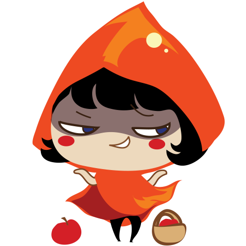 Red Riding Hood Stickers messages sticker-9