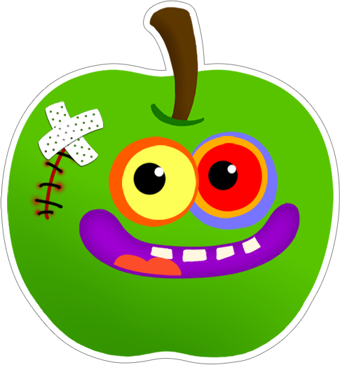 Funny Foods Halloween sticker pack free messages sticker-5