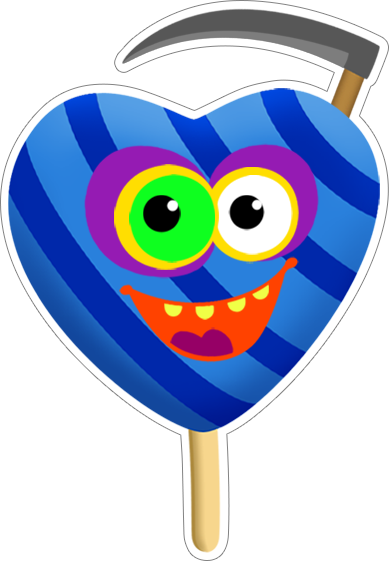 Funny Foods Halloween sticker pack free messages sticker-9