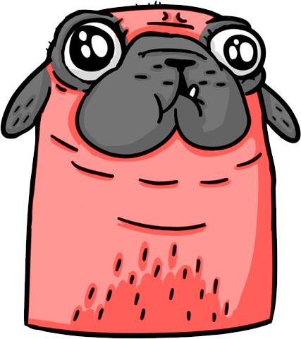 Pugly - Ugly Pugs messages sticker-11