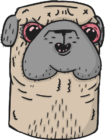 Pugly - Ugly Pugs messages sticker-3