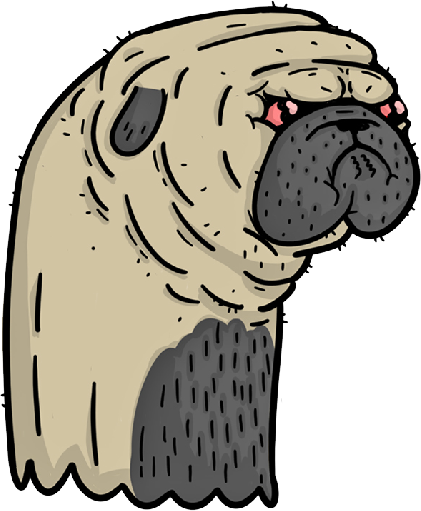 Pugly - Ugly Pugs messages sticker-4