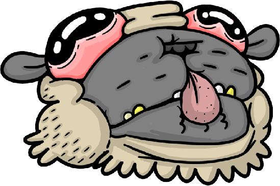 Pugly - Ugly Pugs messages sticker-6