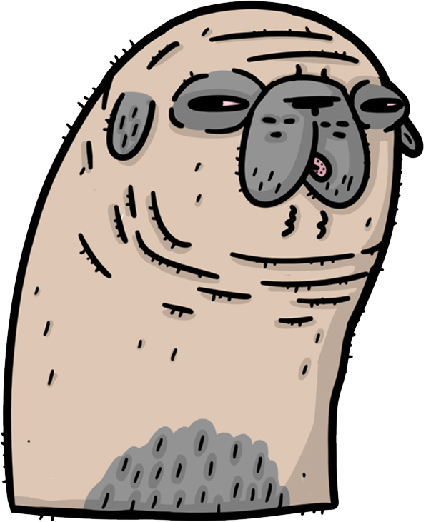 Pugly - Ugly Pugs messages sticker-2