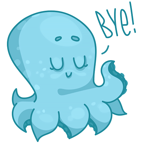 Amazing Octopus messages sticker-1