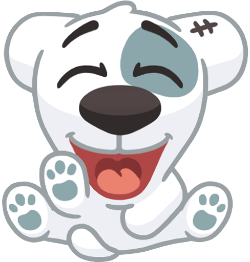 Spotty VK messages sticker-0