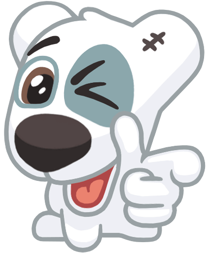 Spotty VK messages sticker-3
