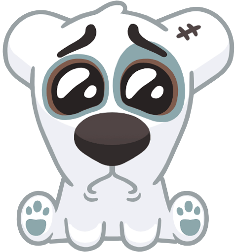 Spotty VK messages sticker-8