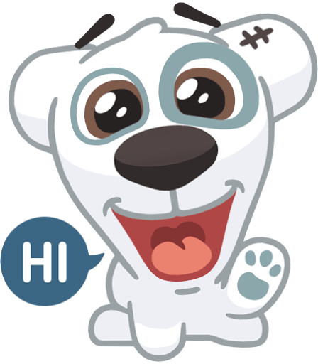 Spotty VK messages sticker-4
