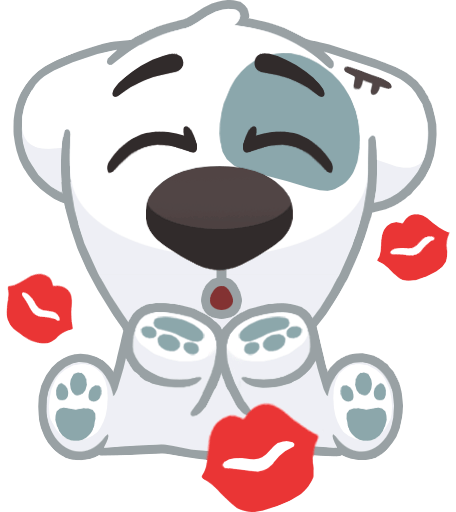 Spotty VK messages sticker-7