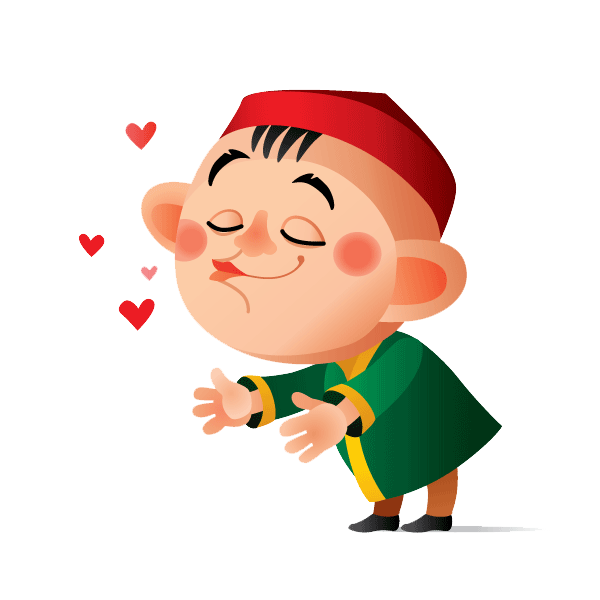 Казахские Эмоджи messages sticker-10