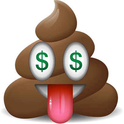 Poop Emoji Stickers messages sticker-3