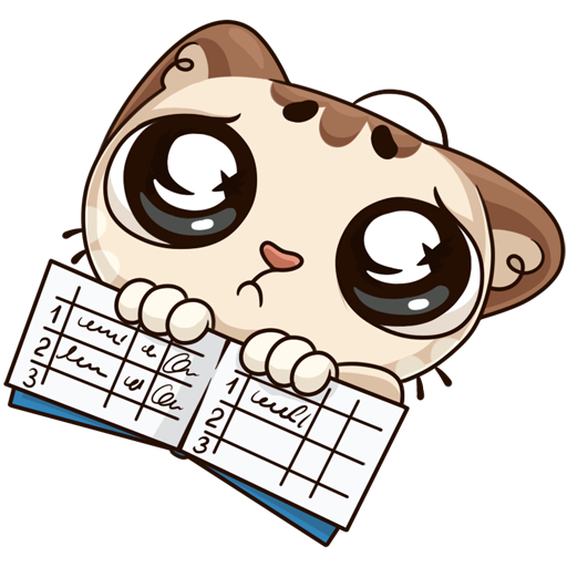 Study Time VK messages sticker-2