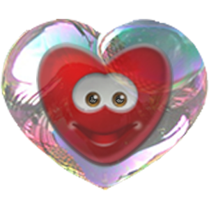 Bubble Hearts messages sticker-2