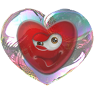 Bubble Hearts messages sticker-0