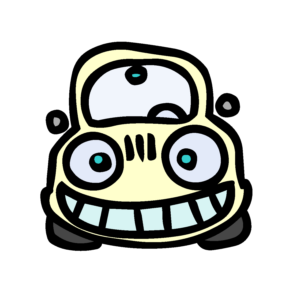 Car Smileys Stickers messages sticker-1