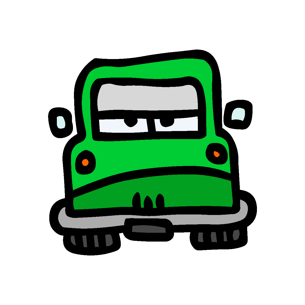 Car Smileys Stickers messages sticker-7