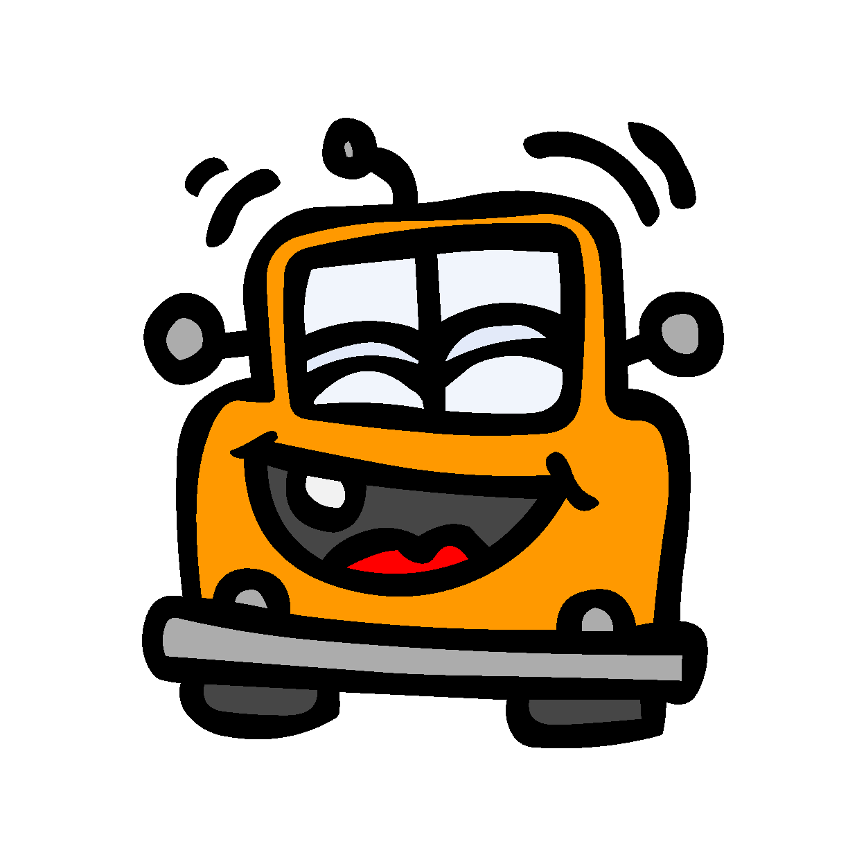 Car Smileys Stickers messages sticker-0