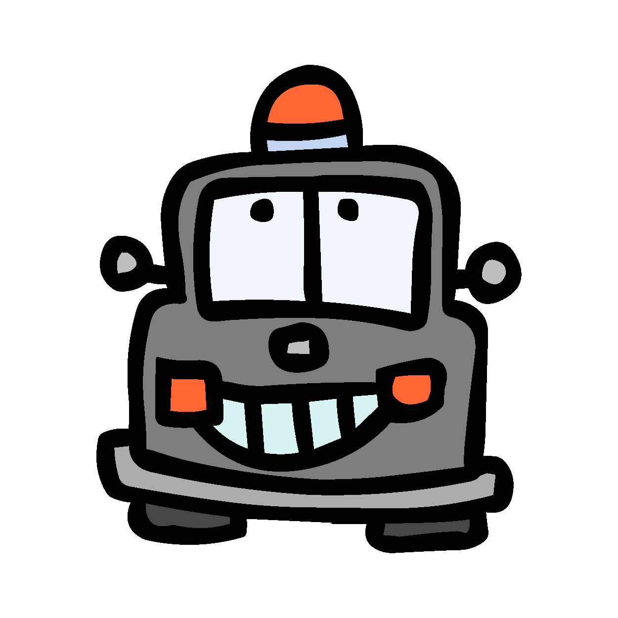 Car Smileys Stickers messages sticker-4