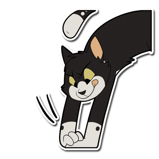 Kuroshi Catte messages sticker-6