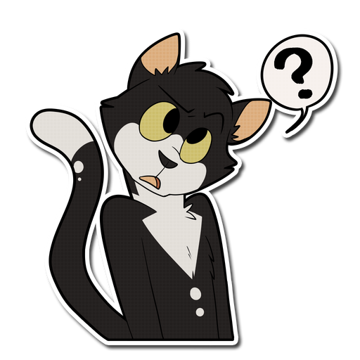 Kuroshi Catte messages sticker-3