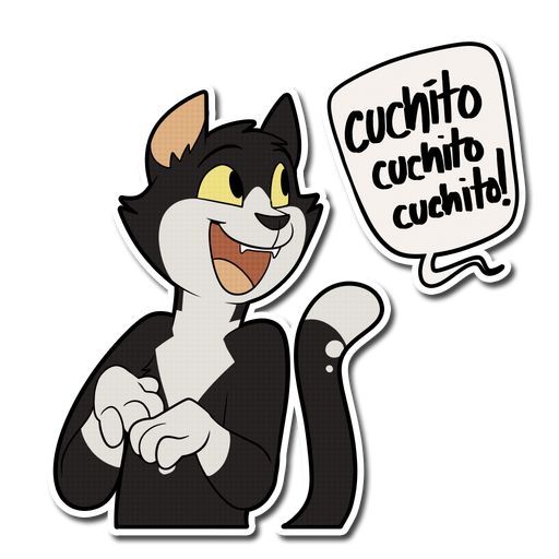 Kuroshi Catte messages sticker-8