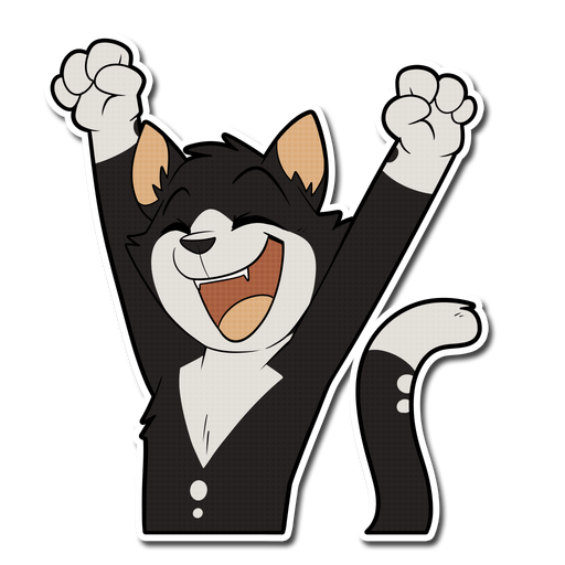 Kuroshi Catte messages sticker-9