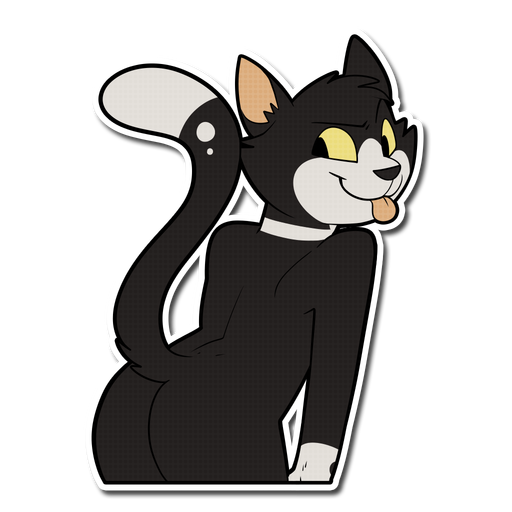 Kuroshi Catte messages sticker-11